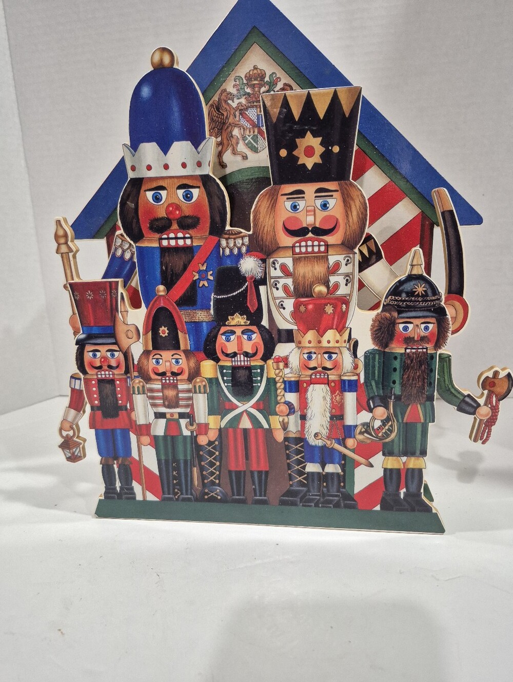 Vintage 3D Christmas Toyland Music Box